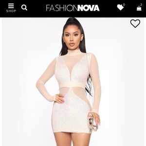 FashionNova Sparkle Me Up sequin Mini Dress
